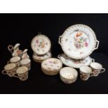 A DRESDEN PORCELAIN TEA SERVICE OF 18TH CENTURY STYLE