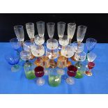 A COLLECTION OFDECORATIVE TABLE GLASSWARE