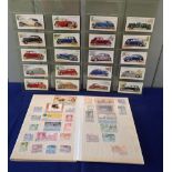 A COLLECTION OF STAMPS AND CIGARETTE CARDS