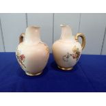 TWO ROYAL WORCESTER JUGS
