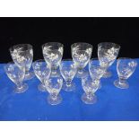 A SET OF 1960'S GLASSWARE