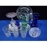 A COLLECTION OF VICTORIAN AND LATER GLASS