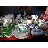 A LARGE QUANTITY OF CERAMICS