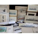 LAURENCE DUNN: MARITIME WATERCOLOURS, DRAWINGS