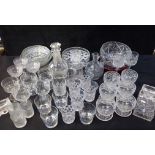 A COLLECTION OF DOMESTIC GLASSWARE