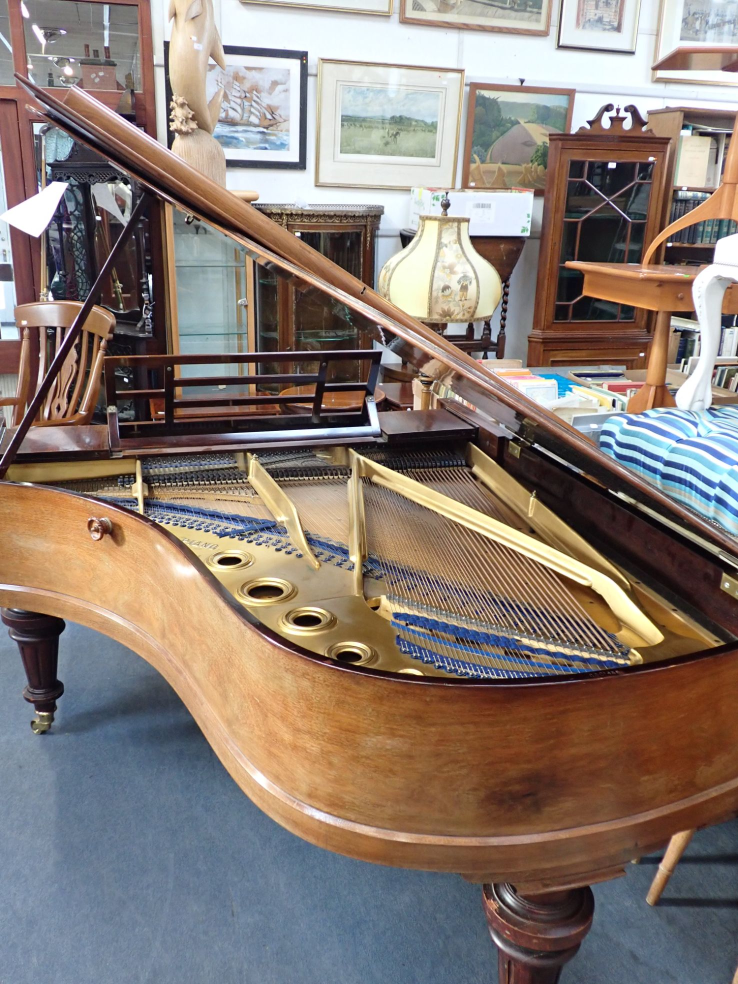 A BLUTHNER BOUDOIR GRAND PIANO - Image 2 of 6