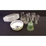 A COLLECTION OF GLASS WARE