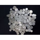 A COLLECTION OF PRE 1947 ENGLISH SILVER COINAGE