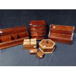 A MINIATURE MAHOGANY BOWFRONT CHEST OF DRAWERS