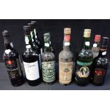 A QUANTITY OF BOTTLES OF PORT, SHERRY