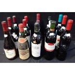 A MIXED COLLECTION OF RED WINES