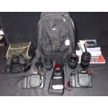 TWO CANON EOS DIGITAL SLR CAMERAS - 50D & 20D