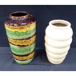 A 1960S WEST GERMAN POTTERY VASE