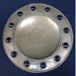 A VICTORIAN BRASS DISH