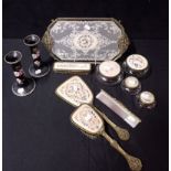 DRESSING TABLE SET ON TRAY