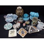 A COLLECTION OF CERAMICS, AND OTHER ITEMS