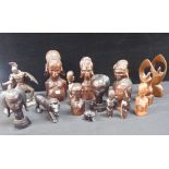 A COLLECTION OF AFRICAN SCULPTURES