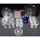 A COLLECTION OF DOMESTIC GLASSWARE