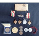 WW2 CAMPAIGN MEDALS WITH BOX