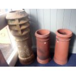 THREE CHIMNEY POTS