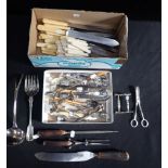 A COLLECTION OF DOMESTIC CUTLERY