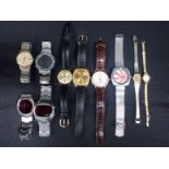 A COLLECTION OF LADIES AND GENTLEMEN'S WATCHES