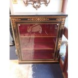 A VICTORIAN MARQUETRY PIER CABINET