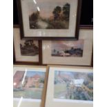 THREE EARLY 20th CENTURY PRINTS IN CONTEMPORARY FRAMES