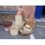 A QUANTITY OF VARIOUS BASKETS