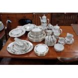 A ROYAL DOULTON 'LARCHMONT' PART DINNER SERVICE