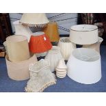 A COLLECTION OF LAMPSHADES