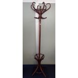 A BENTWOOD HAT STAND