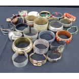 A COLLECTION OF BANGLES AND BRACELETS