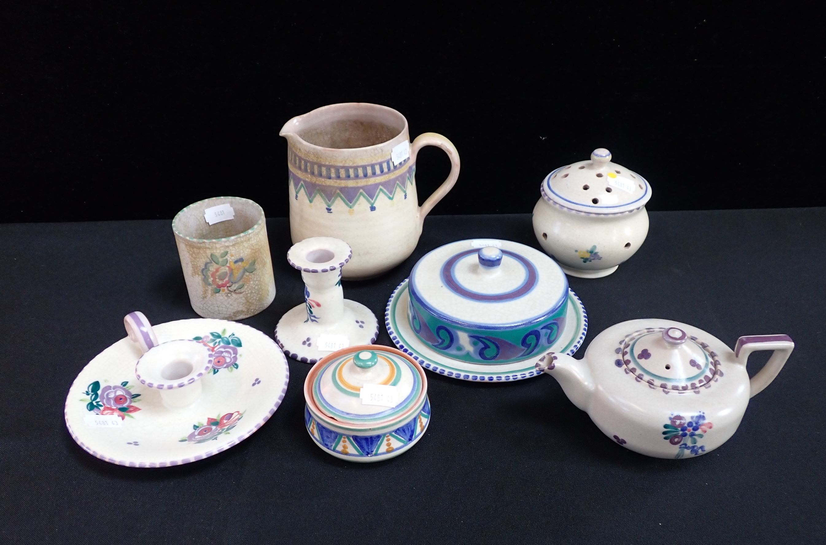 POOLE POTTERY: A FEW CARTER, STABLER, ADAMS PIECES