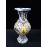 AN ITALIAN MAIOLICA VASE