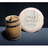 A BARREL END; TOLLY COBBOLD, IPSWICH