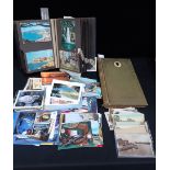 POSTCARD ALBUMS AND LOOSE CARDS