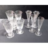 LATE GEORGIAN DRINKING GLASSES