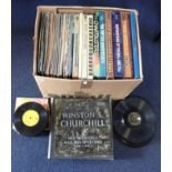 A QUANTITY OF LP AND 45RPM RECORDS