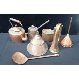 A COLLECTION OF COPPERWARE