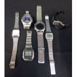 A COLLECTION OF DIGITAL WATCHES