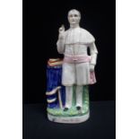 A LARGE STAFFORDSHIRE FIGURE; 'HIS HOLINESS THE POPE'