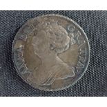 QUEEN ANNE 1712 HALF CROWN