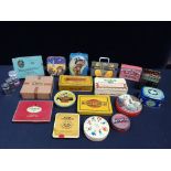 A COLLECTION OF VINTAGE TINS