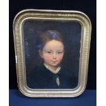 19TH CENTURY FRENCH SCHOOL: PORTRAIT OF A CHILD