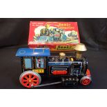 A JAPANESE TINPLATE 'SMOKY LOCOMOTIVE' BY MODERN TOYS