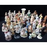A COLLECTION OF CERAMIC FIGURINES