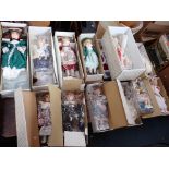 A COLLECTION OF ALBERON DOLLS