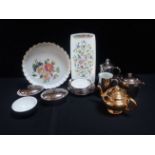 A QUANTITY OF ROYAL WORCESTER GILDED AND SILVERED WARE