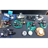 A COLLECTION OF FISHING REELS